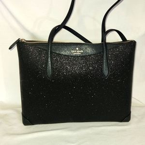 Kate Spade Black Sparkle Tote
